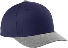 Load image into Gallery viewer, {"position": "front right", "transparent": true, "color": "true navy/ grey heather"}
